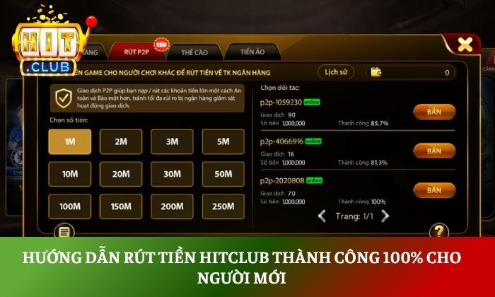 rút tiền Hitclub