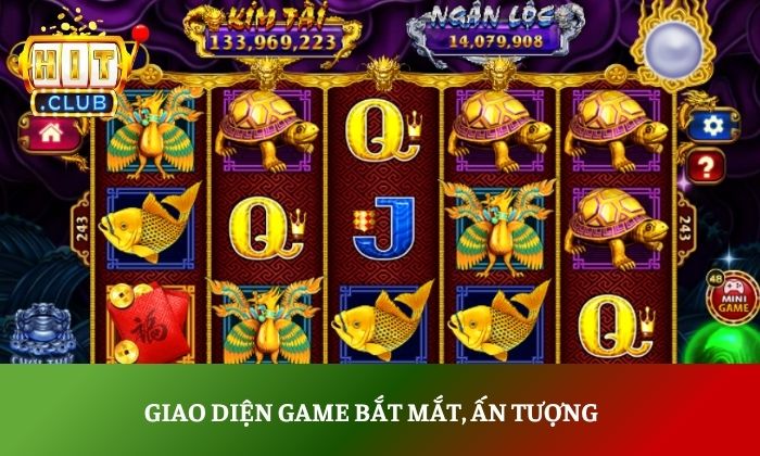 Kho Tàng Ngũ Long Hitclub: Cuộc săn Rồng vàng đầy kịch tính 3 Giao diện game Kho Tàng Ngũ Long bắt mắt, ấn tượng