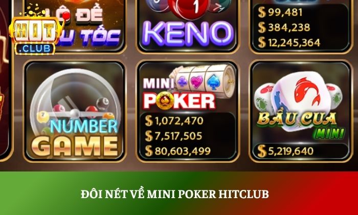 Mini Poker Hitclub – Trò chơi bài tốc độ cao đầy kịch tính 2 Đôi nét về Mini Poker Hitclub